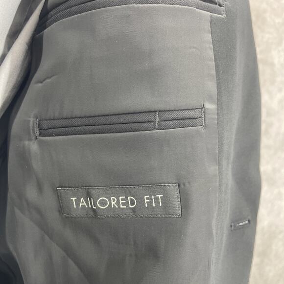 Jos A Bank Travelers Men’s 42R Black Tuxedo Dinner Jacket Tailored Fit $795 NWT - Picture 7 of 9